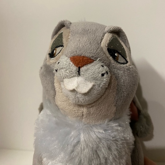 Sofia The First Clover Plush Bunny Stuffed Animal Grey Rabbit Toy Disney Junior - Picture 9 of 11
